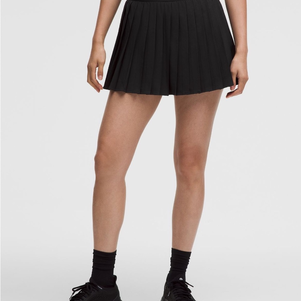 lululemon athletica Black Pleated Athletic Skirt